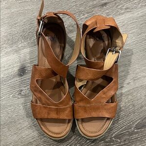 Sofft Women's Brown Leather Sandals